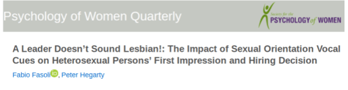 A Leader Doesn't Sound lesbian